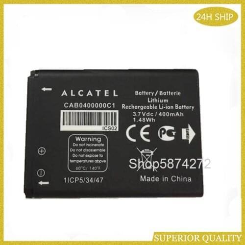 10PCS battery for ALCATEL CAB0400000C1 TLi004AB CAB22B0000C1 CAB30M0000C2 For OT-2010 OT-2010D OT-2010X OT-356 OT-665X battery