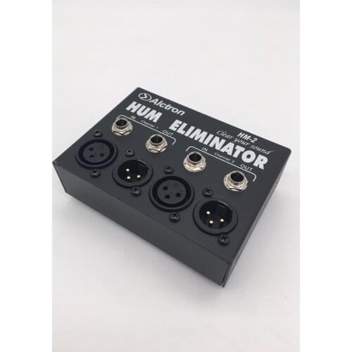 Alctron HM-2 hum eliminator to reduce the noise for professional recording studio,living stage,concert such occasions