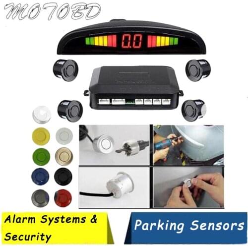 2019 New Auto 7 Colors Optional High Quality 1Set Car LED Parking Sensor Kit Display 4 Sensors for All Car