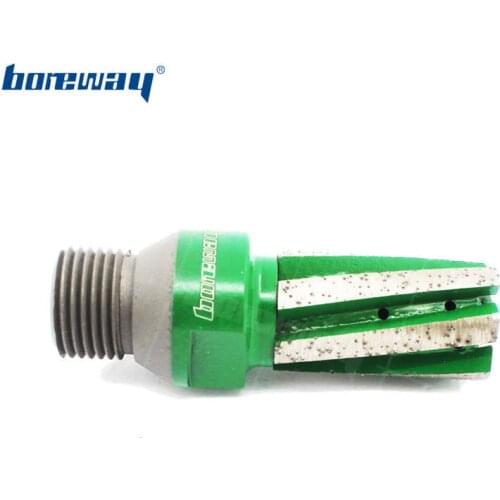 Boreway Supply A Piece of D22*40T*1/2G" CNC Segment Finger Cutter Bit with Water Hole in Bottom and Side for Granite Counter