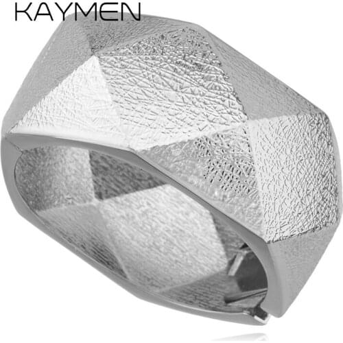 2018 New Fashion Vintage Bangle Cuff Bracelet for Wedding Party Prom Womens Statement Metal Microgroove Bangle Jewelry