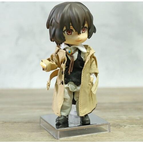 Bungo Stray Dogs Osamu Dazai Q Version Doll PVC Action Figure Collectible Model Toy