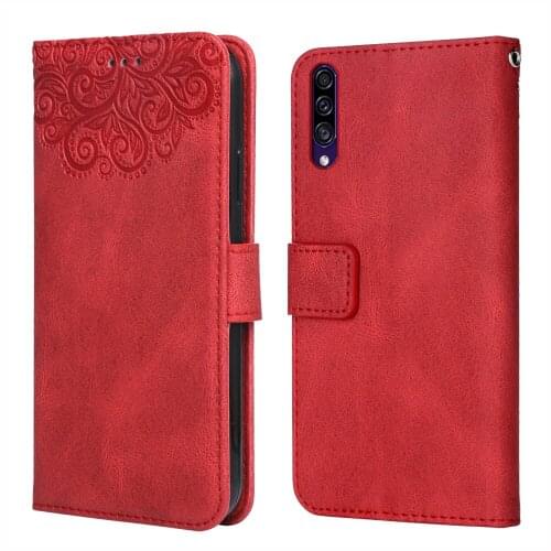 Flower Embossing Case For Samsung Galaxy A30s A307 A307F SM-A307F SM-A307 6.4''Wallet Flip Leather Case for Samsung A30s Cover