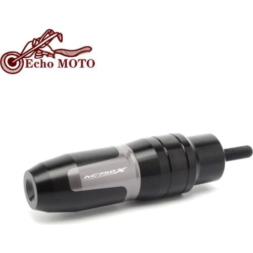 For Honda NC750X NC 750X NC750 X Motorcycle CNC Accessoires Falling protection Exhaust Slider Crash pad slider with logo NC750X