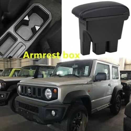 For Suzuki Jimny Armrest Jimny 2020 2019 2018 2017 JB74 Retrofit parts Car Armrest box Storage box car Interior accessories 3USB
