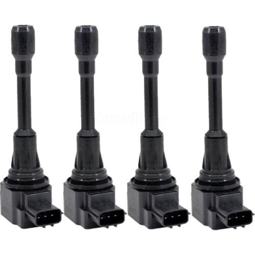 4pcs Ignition Coil 22448-JA00C 22448-ED000 22448-JA00A For Nissan Altima Rogue Sentra Versa Infiniti FX50 M56