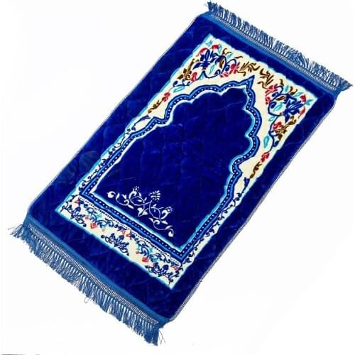 75*120cm carpet Muslim mosque worship pad pilgrimage prayer mat With tassel pilgrimage blanket Door Floor mat