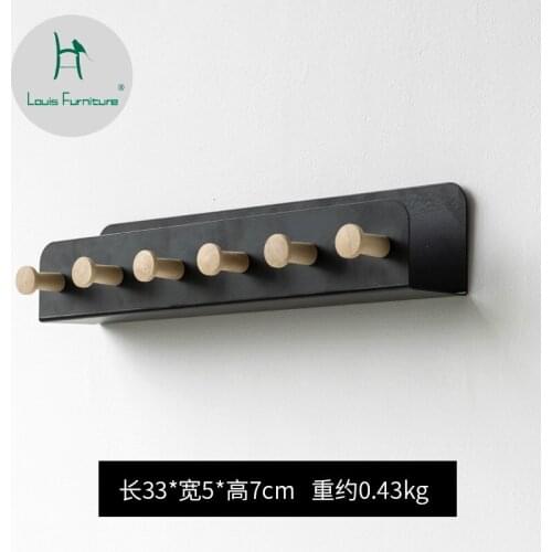 Louis Fashion Coat Racks Entrance Decoration Creative Door Wall Fitting Room Simple Modern
