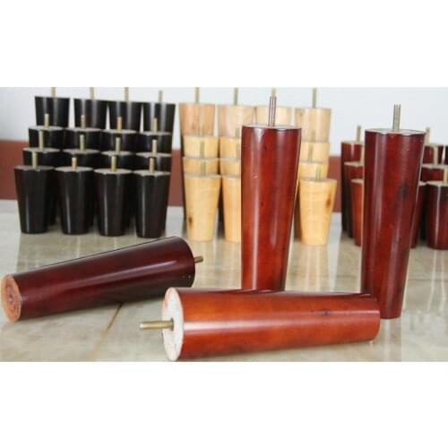 4pcs Wooden Sofa Legs Furniture Feet for Bed Table Chair Cabinet Couch Lounge Replacement Legs