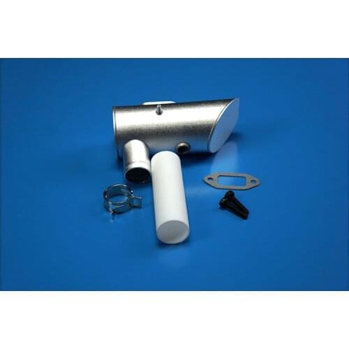 Single Hole / Double Hole Muffler Exhaust Pipe for DLE111 Gasoline Engine