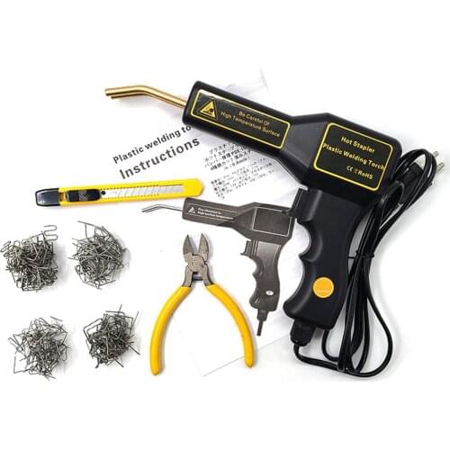 Plastic welding machine soldering iron car bumper repair machine hot nail gun plastic repair system fairing car body tool