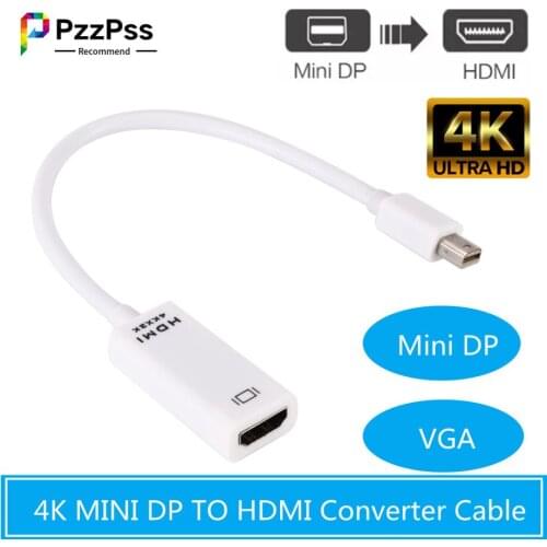 PzzPss Mini Displayport To HDMI-compatible Cable 4k TV Projector Projetor DP1.4 Display Port Converter For Apple Macbook Air Pro