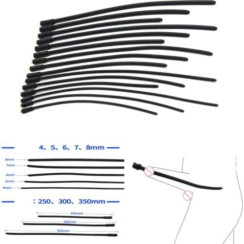 Electro Stimulation Urethral Plug Silicone Penis Plug Urethral Catheter Dilator Electric Shock Accessorry Sex Toys For Men