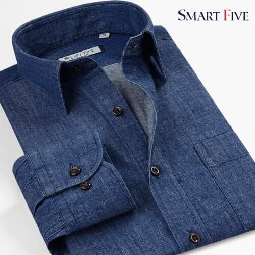 Smart Five Mens Denim Shirts