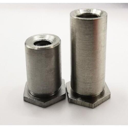 SOS-M5-3/4/6/8/10/12/14/16/18/20/22/25 Thru-Hole Threaded Standoffs,Stainless Steel,Nature,In Stock