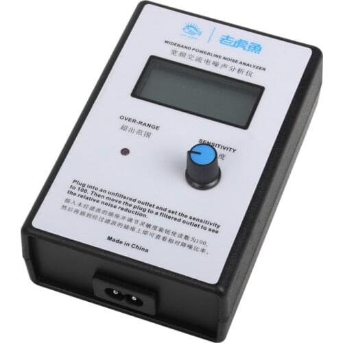LCD AC power noise tester EMI Measuring Power Noise Sniffer Power Line Analyzer Wideband powerline Instrument replace Entech