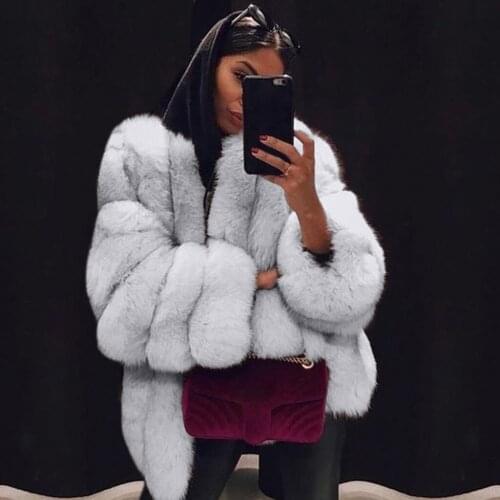 Yhzbhzym Artificial Fur Coats