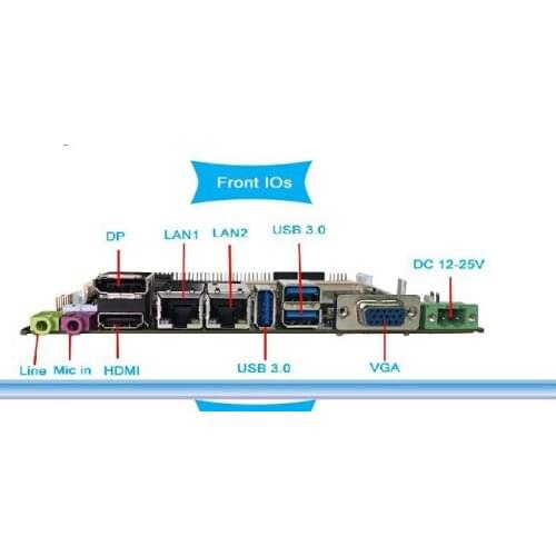 100% new full funtion test mini ITX desktop motherboard with I5 2410M CPU on sale