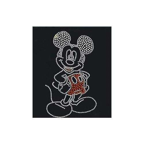 2pc/lot hot fix rhinestone transfer motifs iron on crystal transfers design patches iron on patches