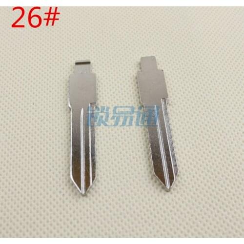 26# 10pcs/lot hot selling with high quality folding remote key blade for G-M, Buick,GL8,Regal