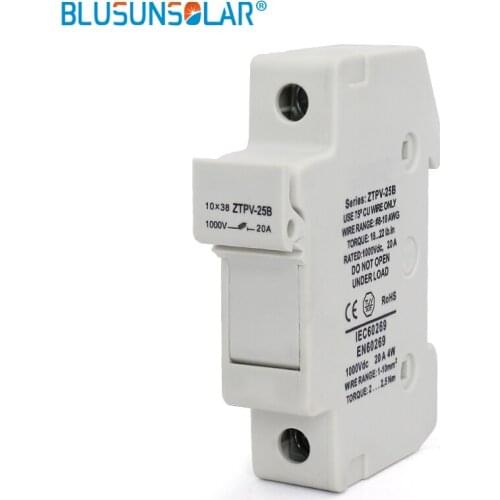 50 Pieces Solar PV Fuse Holders Fuse Link for PV Fuse Fusible 1000V DC Waterproof with High qity BX0236