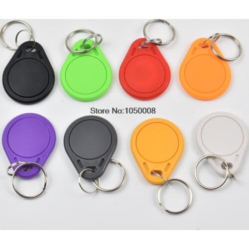 500pcs/Lot RFID Key Fobs Chip 13.56MHz Proximity NFC 213 Tags Keyfob Tag for all NFC Products