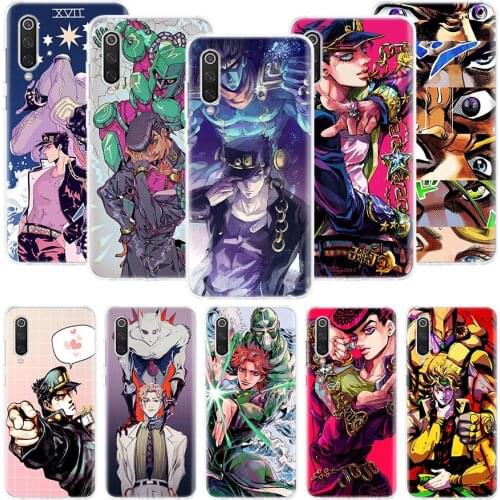JoJo Bizarre Adventure Anime Phone Case For Xiaomi Mi Note 10 11 9 8 10T 9T CC9 A1 A2 A3 5X 6X Pocophone F1 X3 F2 Pro Lite Coque