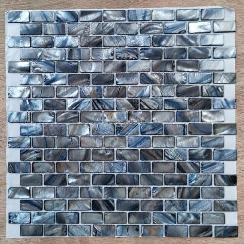Brick pattern mother of pearl mosaic tile for interior house decoration wall tile 1 square meters/lot