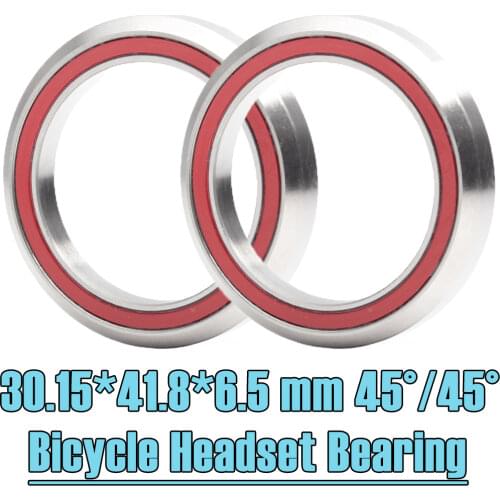 Bike Headset Bearings HC-MH-P08 30.15*41.8*6.5 mm 45/45 2PCS ACB Road MTB Angular Contact Bicycle Hybrid Ceramic Bearing