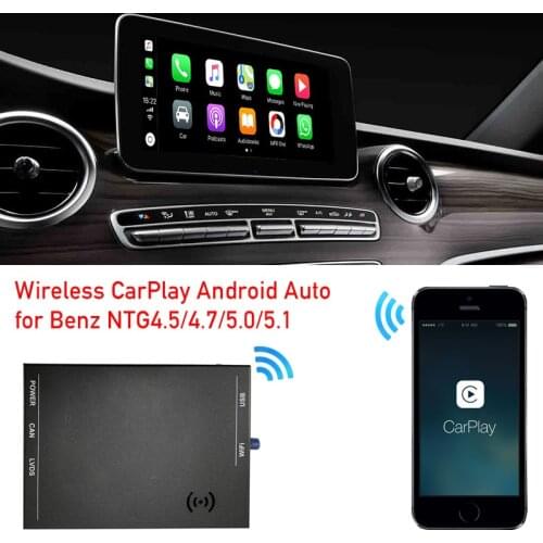 V class W447 factory NTG5 radio screen add-on wireless apple carplay interface module box android auto activation device tool