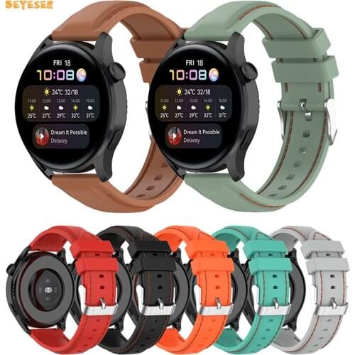 Soft Silicone Watch Strap For Huawei Watch 3 Pro Smartwatch Replacement Watchband For Huawei Watch GT 2/2 Pro Wristband Bracelet