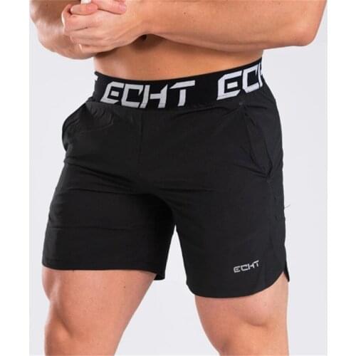 2021 New Men Gym Fitness Bodybuilding Shorts Mens Summer Workout Male Breathable Quick Dry Sportswear Jogger Beach Short Pants
