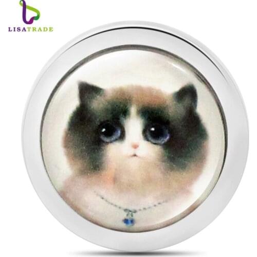 New!! "Cat Kitty" My moneda coin 33mm Fit for Moneda pendant/ Coin frame/Mentun locket 5pcs/lot (6 style to choose) MICO106*5