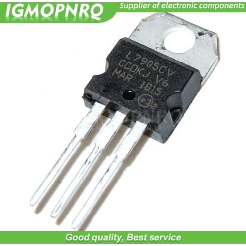 10pcs L7905CV L7905 KA7905 MC7905 TO-220 Voltage Regulator -5V 1.5A new original