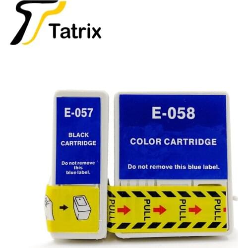 Tatrix For Epson T057 T058 Compatible Ink Cartridge for Epson ME1,ME100,ME1+ etc. printer