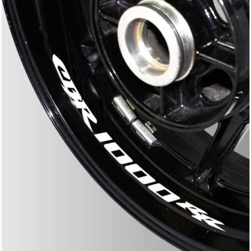 Motorcycle Reflective wheel Tire logo creative stickers rim inner Decorative waterproof decals For Honda CBR1000RR cbr 1000 rr