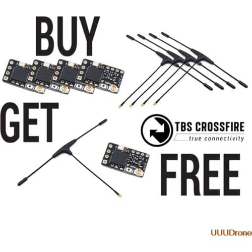 Team BlackSheep TBS Crossfire Nano RX SE 5-Pack Combo (w/ Immortal T Antenna V2)