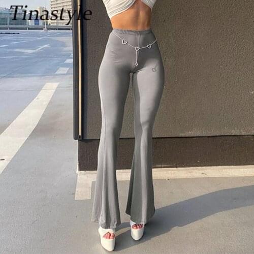 Женские брюки с высокой посадкой Tinastyle China At AliExpress