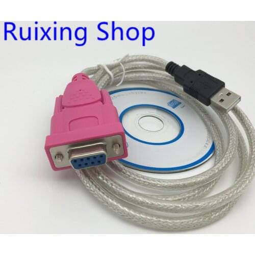 USB to RS232 Female Cable USB to serial port holes 9 holes USB to DB9 female For computer Win8 win10 XP