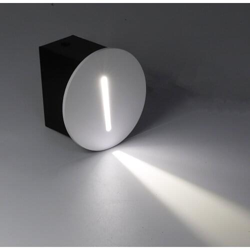 3W Recessed LED Stair Light Wall Lamp AC85-265V Corridor Lamp Indoor Staircase Step Light Hallway Pathway Foot Lamp Sconce