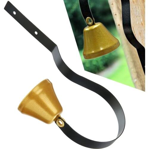 1pc Antique Doorbell Christmas Bells Wall Mounted Jingle Bell Metal Shopkeepers Doorbell Dog Training Bell Home Decoration