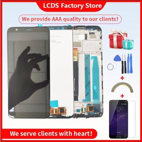 5.45" AAA Quality LCD For MEIZU M8C Lcd With Frame Display Screen Touch Screen For MEIZU M8C 8C M809L M810C M810H LCD Display