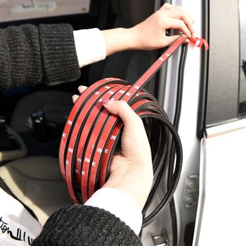 Car Adhesive Rubber Seal Strip Noise Insulation For Toyota Corolla RAV4 Camry Prado Avensis Yaris Hilux Prius Land Cruiser
