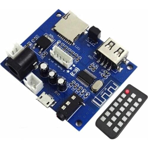 Bluetooth 5.0 Audio Receiver Wireless Adapter 3.5mm USB Disk TIF card decoding Mp3 player With Remote Control