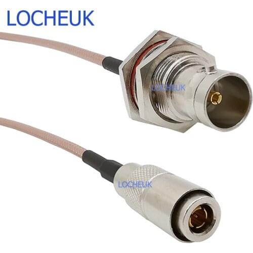 BNC Female Jack to DIN 1.0/2.3 Male Plug 75 Ohm RG179 SDI Vedio Cable for HD SDI 3G SDI Vedio Recorder Camera Assist Monitor