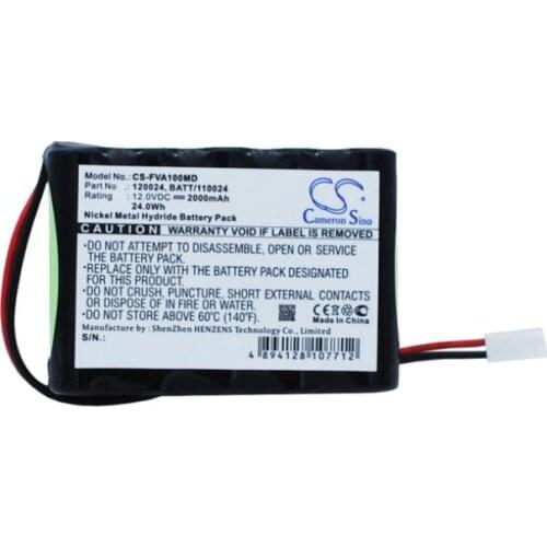 Cameron Sino 2000mAh battery for FRESENIUS MCM P-200 Vial VP1000 120024 BATT/110024 Medical Battery