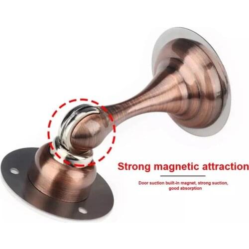 Freeshipping Holder Easy Install Home Toilet Hardware Stainless Steel Catch Magneti Door Stopper Stop for Door