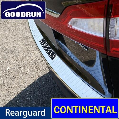 For Lincoln CONTINENTAL Car Trim Rear Trunk Guard Tread Pedal Door Sill Bumper Threshold Protector