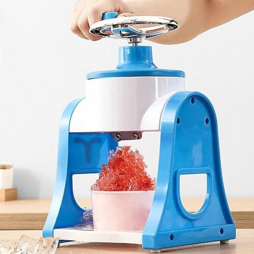 HOT SLESA!New Style Ice Shaver Eco-friendly Large Capacity Plastic Manual Hand Cranked Ice Shaver for Household Bar Kitchen Tool