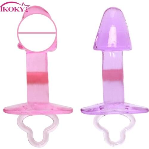 IKOKY Soft Anal Plug Adult Product Anal Sex Toys for Women Men Gay Bullet Butt Plugs Prostate Massage Masturbation
